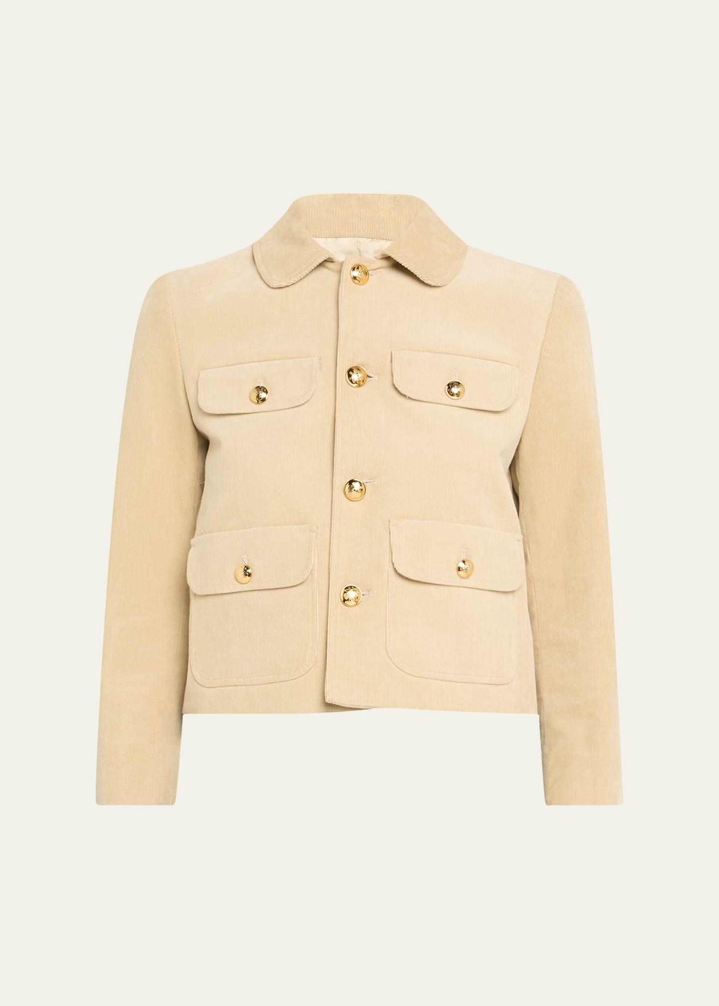 chamonix corduroy short jacket