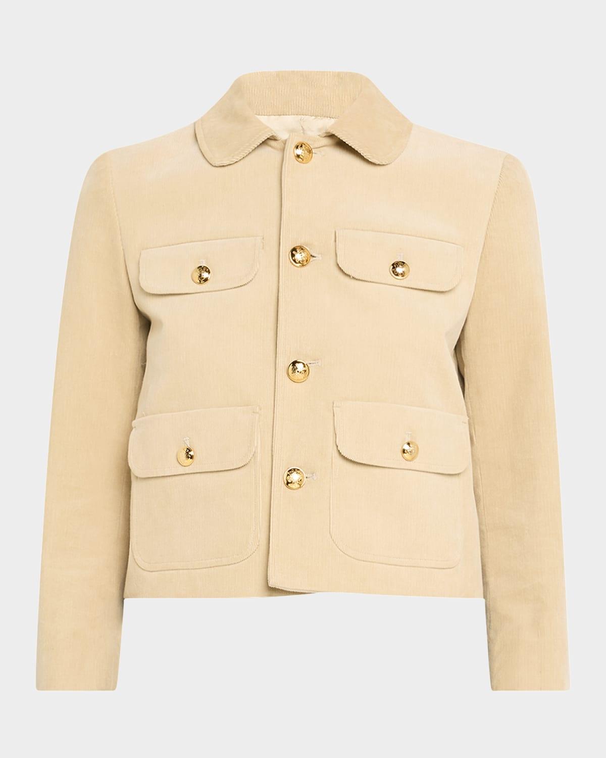 chamonix corduroy short jacket