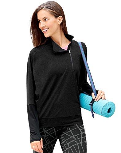 champion women's absolute novelty cover-up, black, small