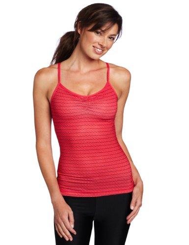 champion women's fem cami long top, sparkle pink miss mini/sparkle pink, x-large