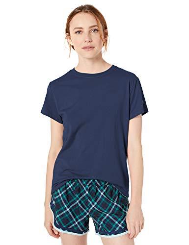 champion women's t-shirt, classic cotton-blend t-shirt, crewneck tee, jersey t-shirt