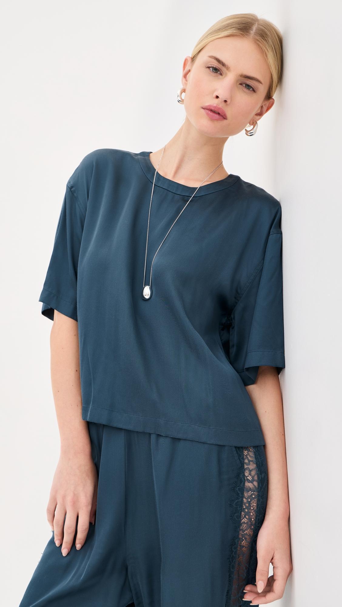 chandler satin tee