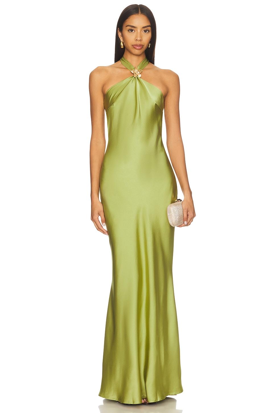 chara low cross back maxi dress