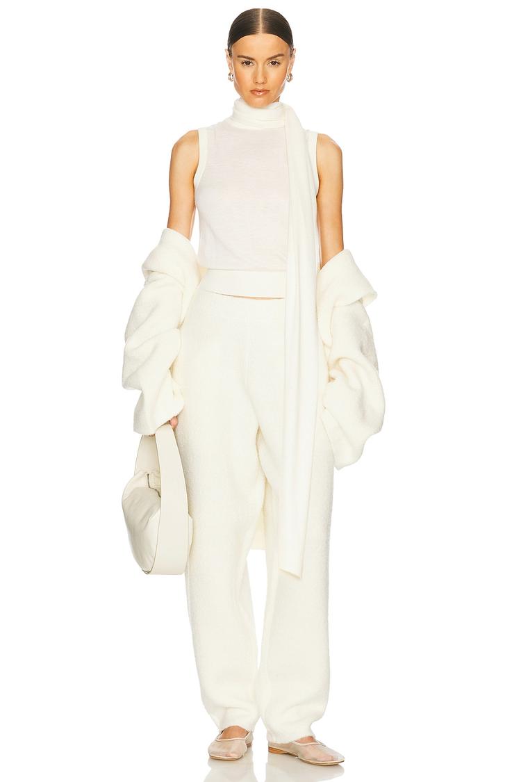 charlee knit scarf top