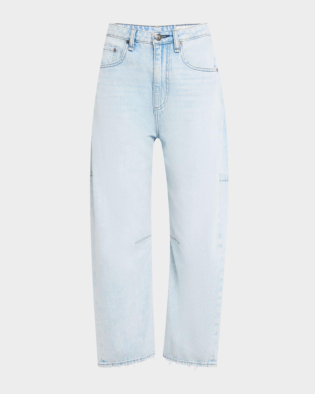 charlie high-rise barrel jeans
