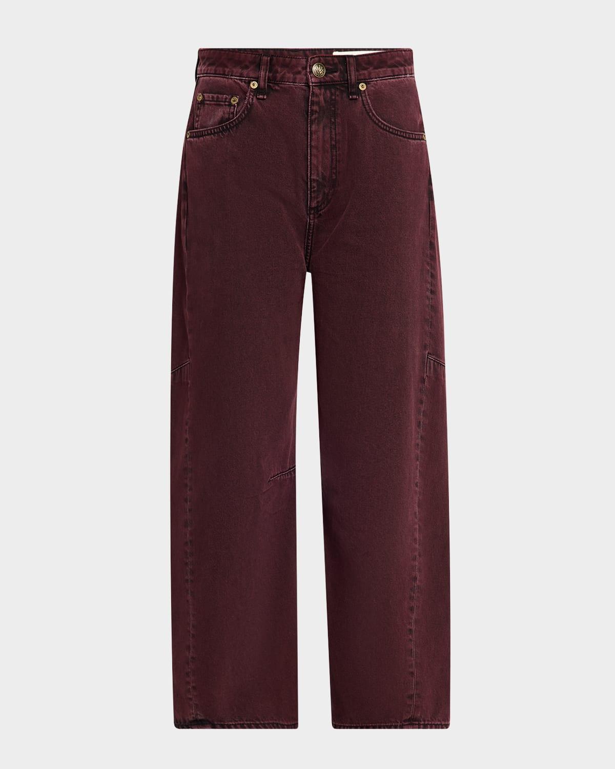 charlie high-rise barrel jeans