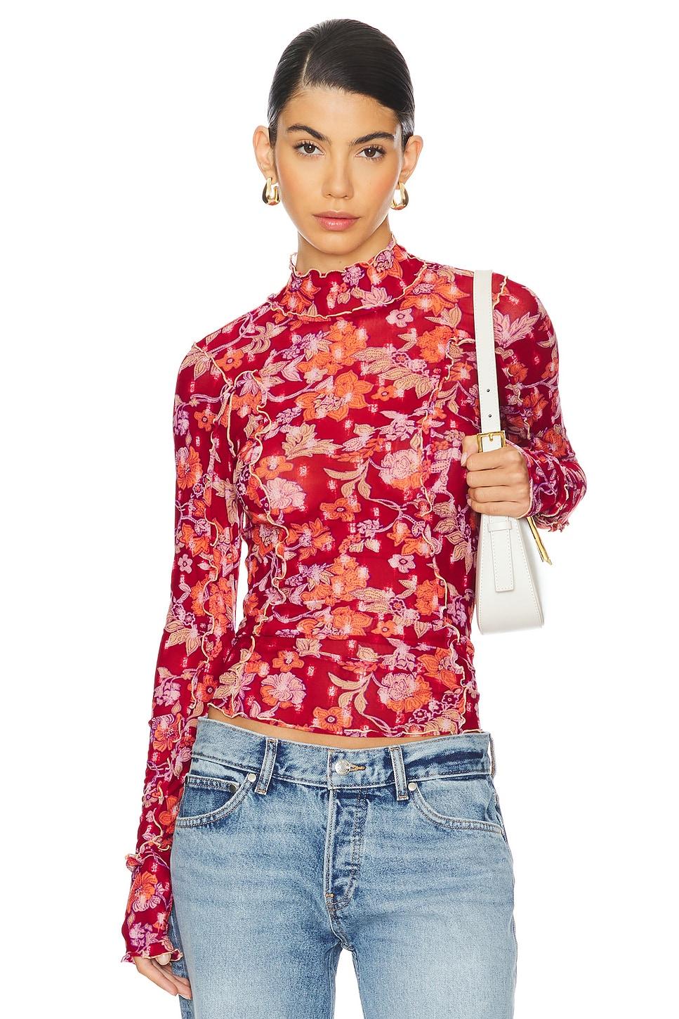 charlie mesh top