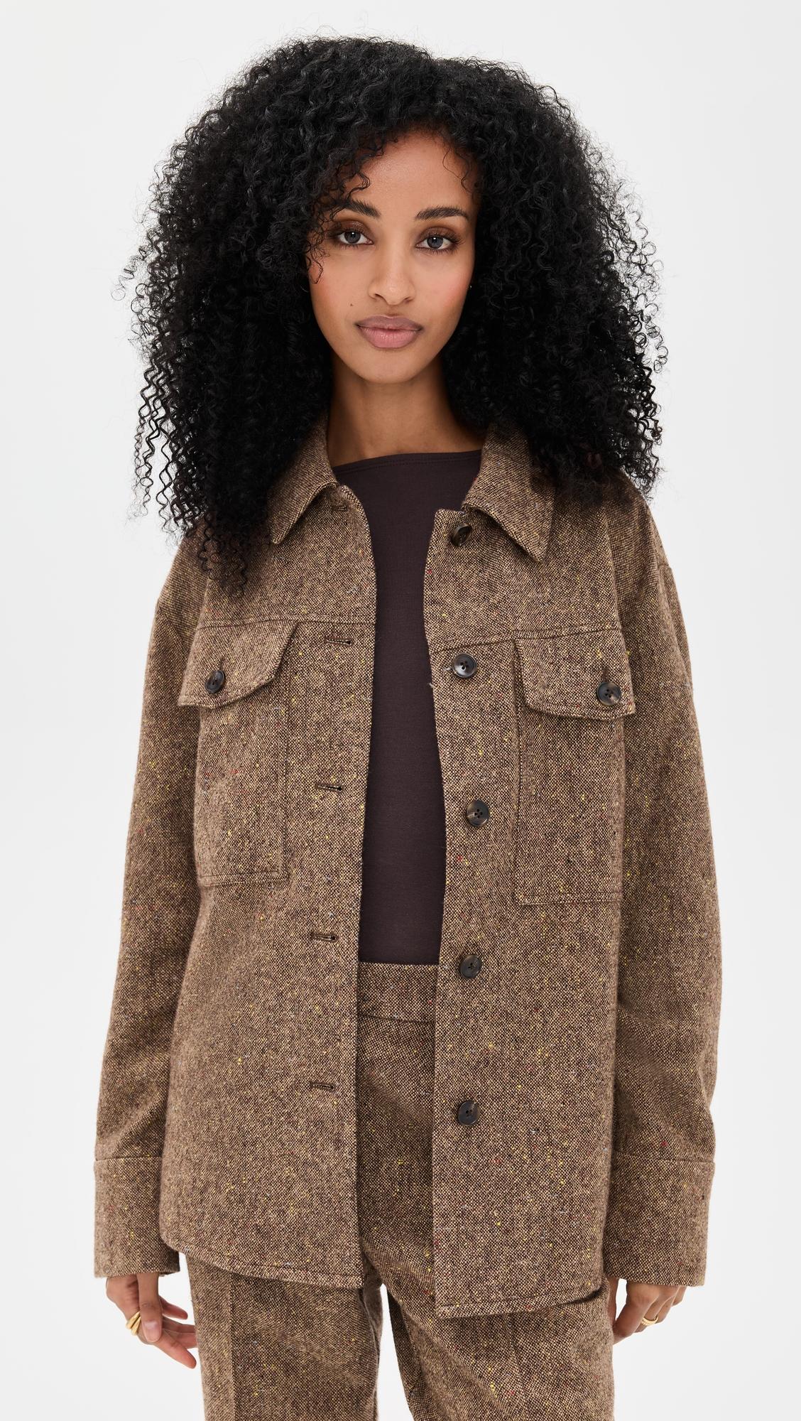 charlie wool mix overshirt