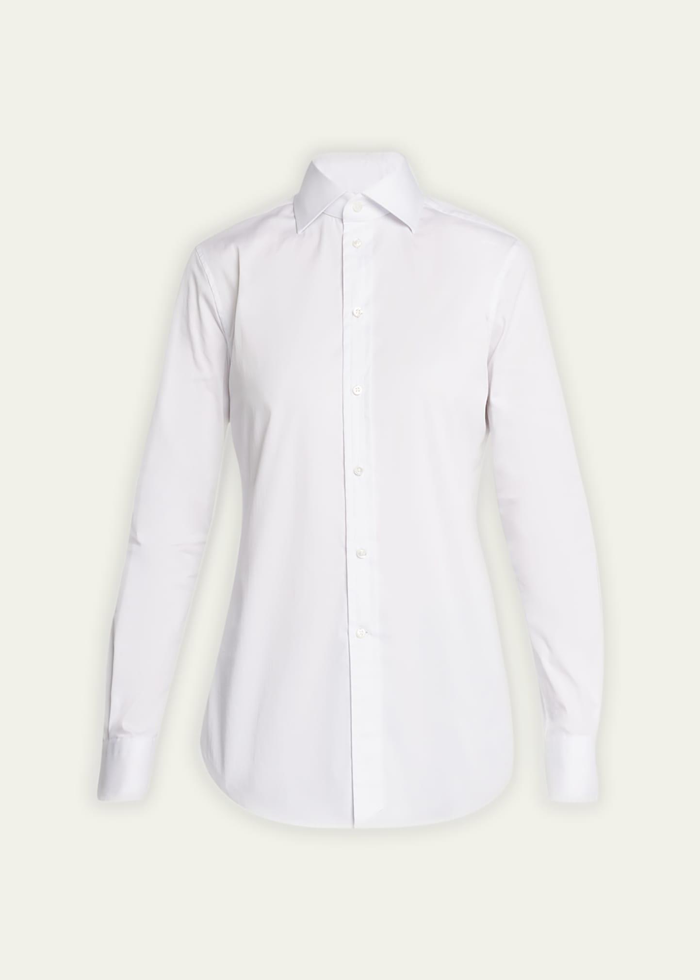 charmain stretch poplin shirt