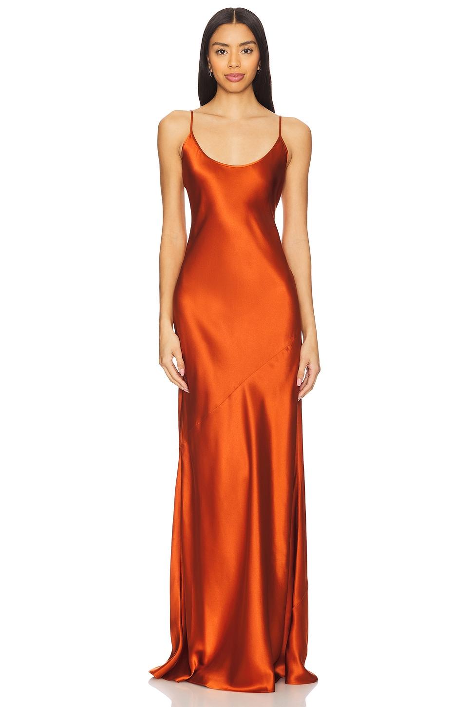 charmaine u neck gown