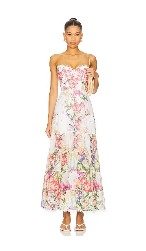 charo ruiz ibiza danny long dress in ivory,pink.