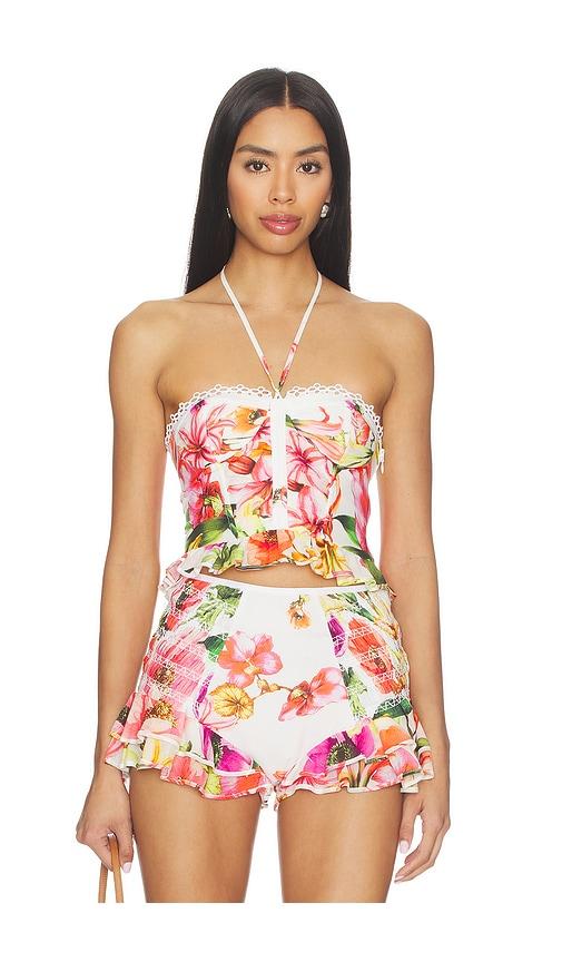 charo ruiz ibiza sunlit top in white.