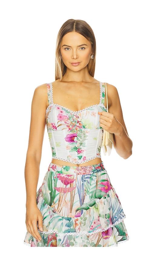 charo ruiz ibiza sylva top in white.