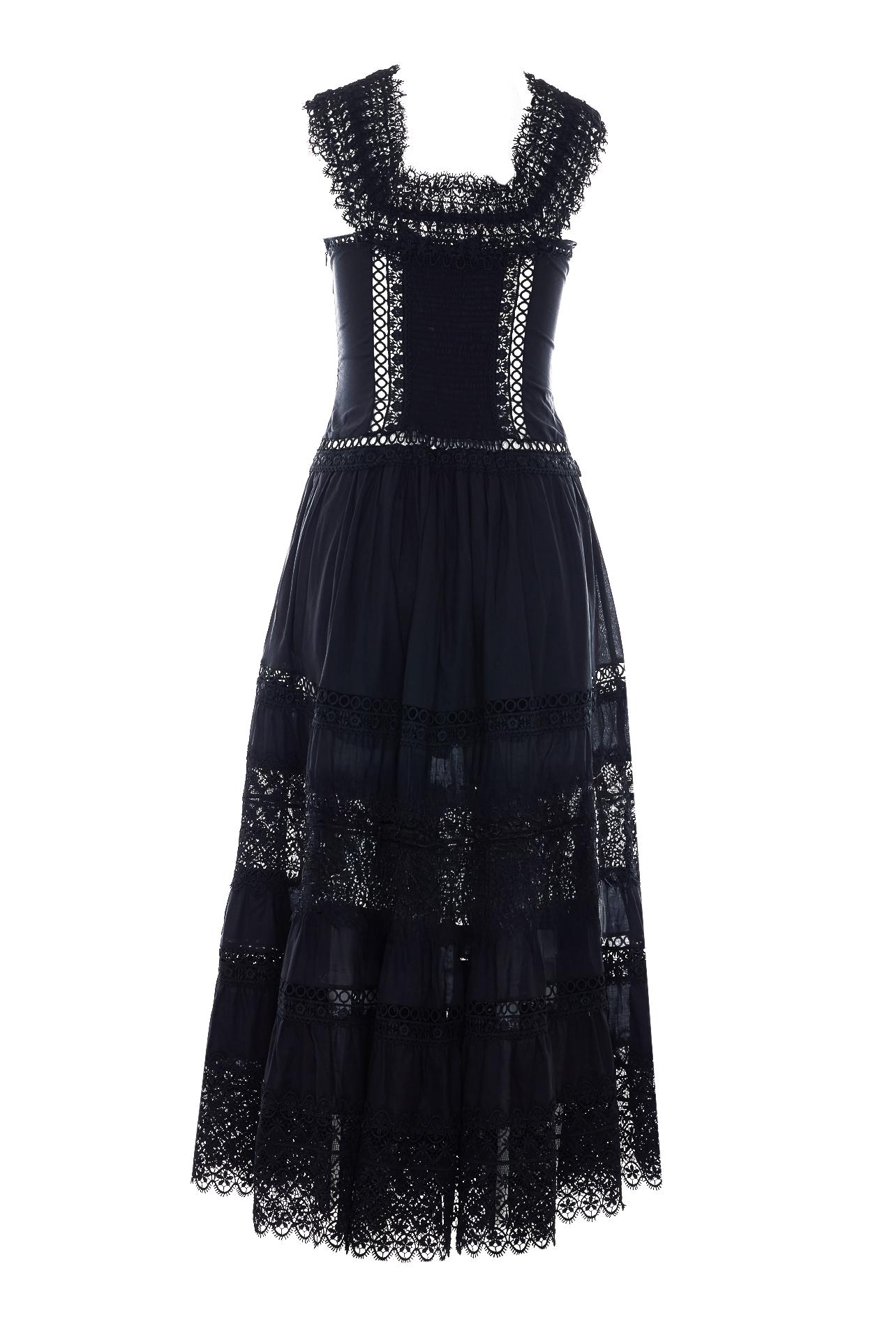 charoruiz dresses black cotton - women
