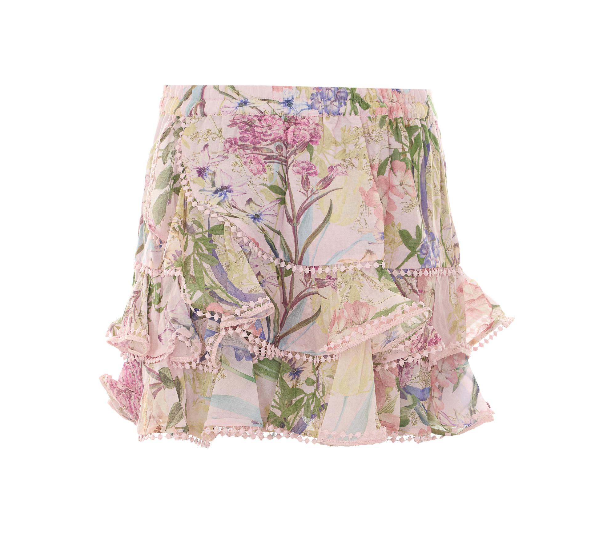 charoruiz skirts pink cotton - women