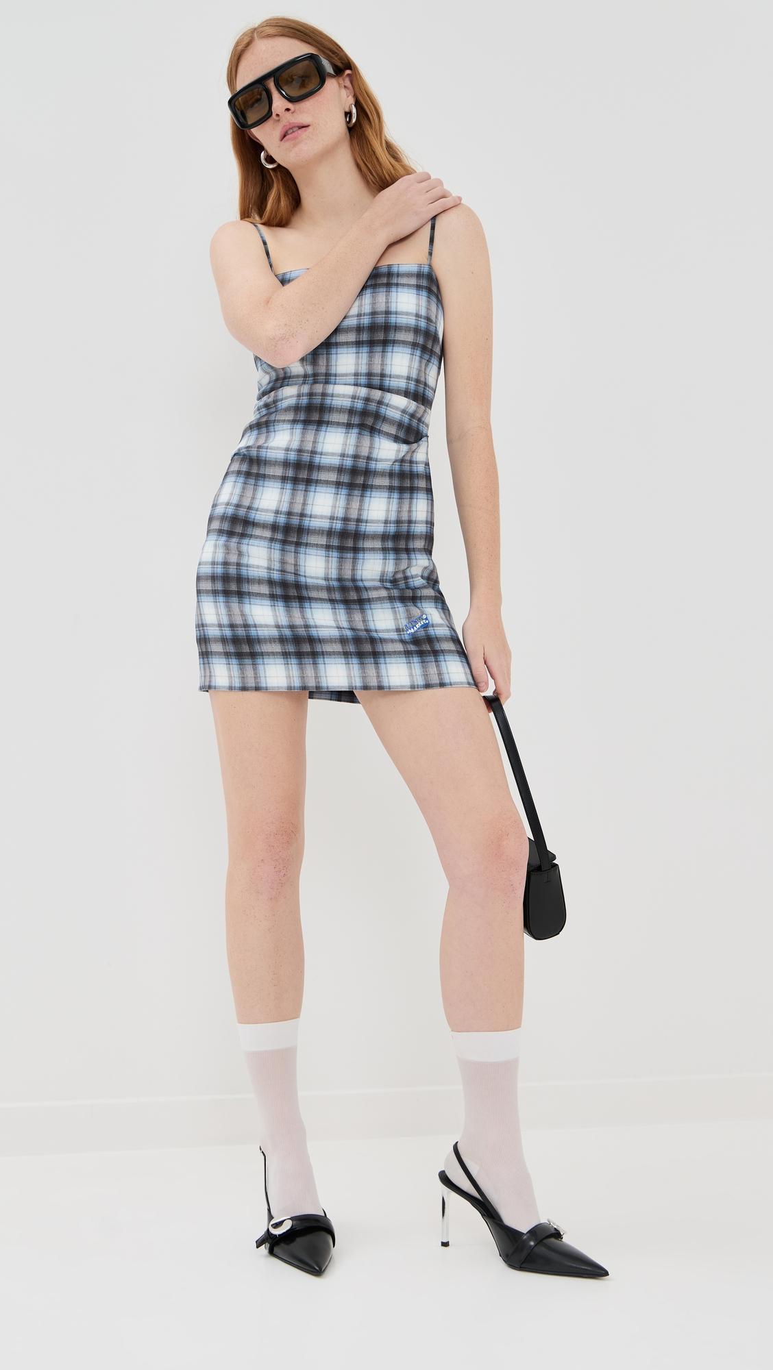 check flannel dress