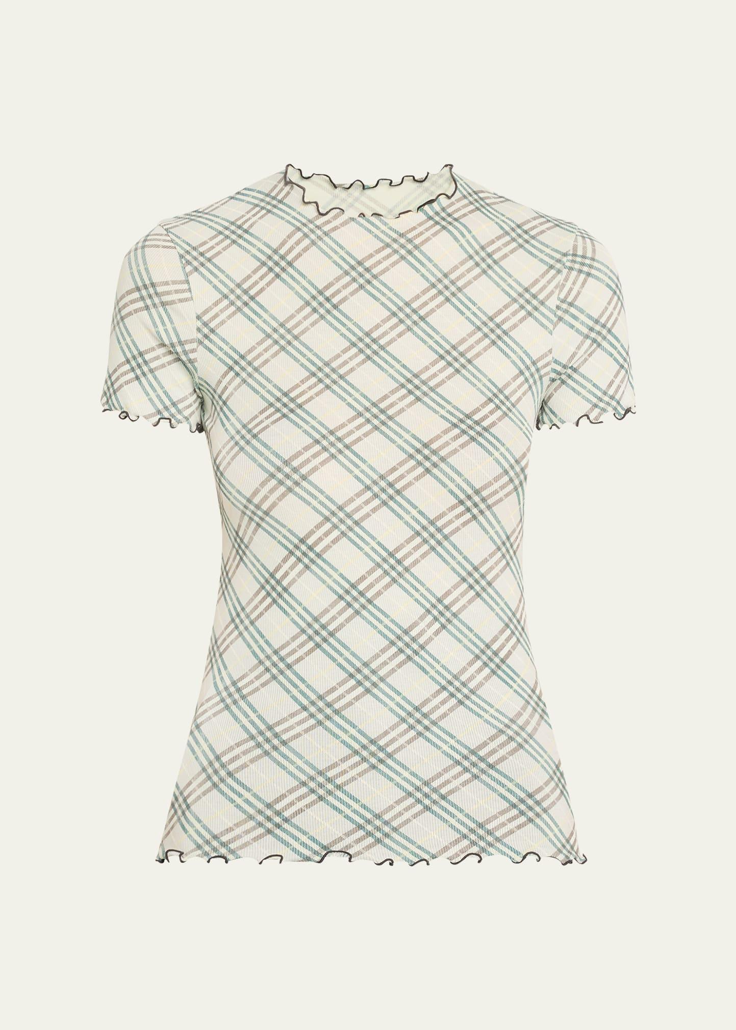 check jersey t-shirt