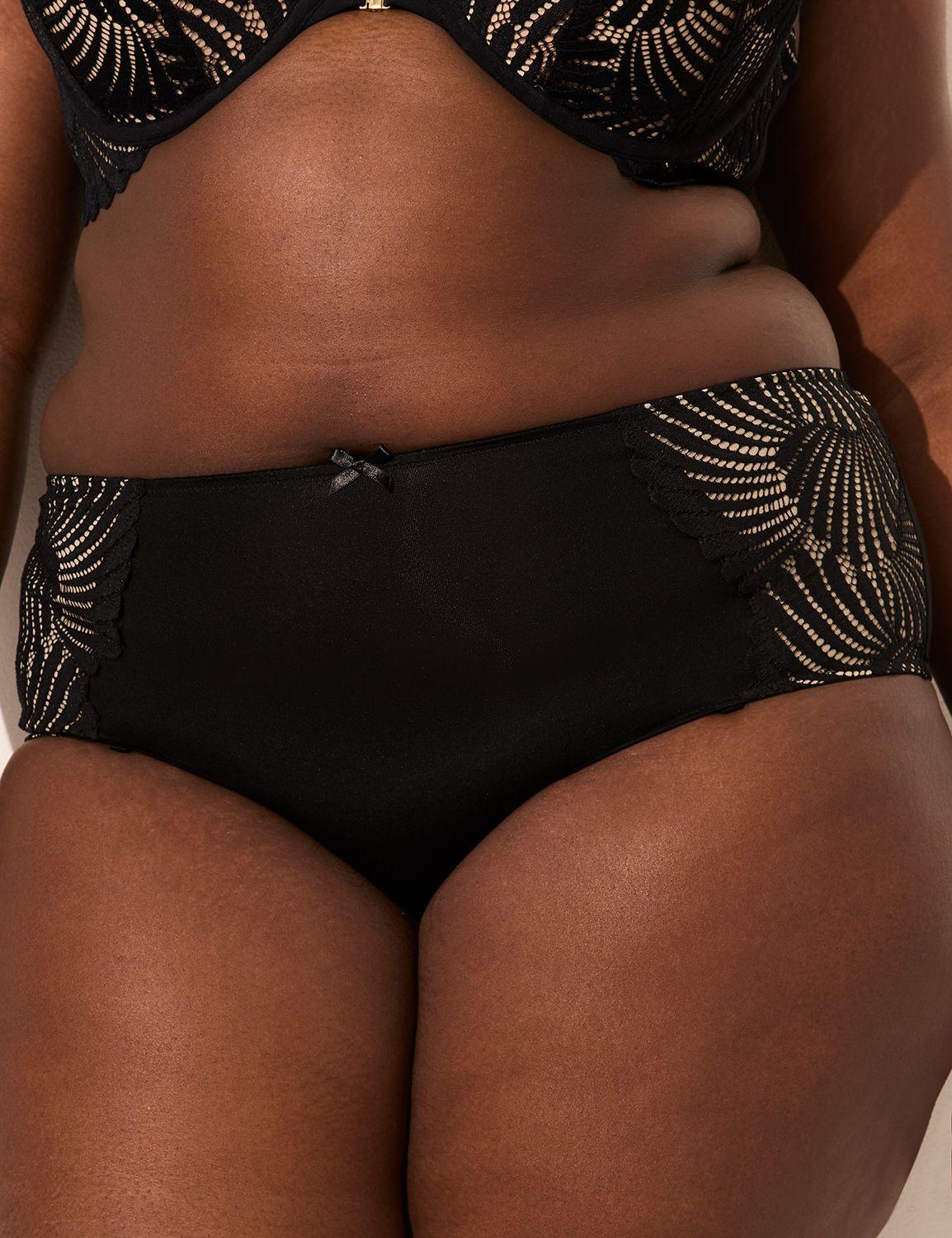 cheeky brief garter panty