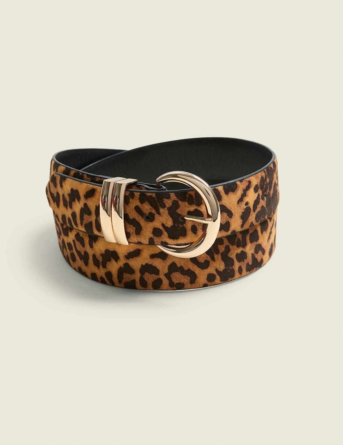 cheetah print versatile belt