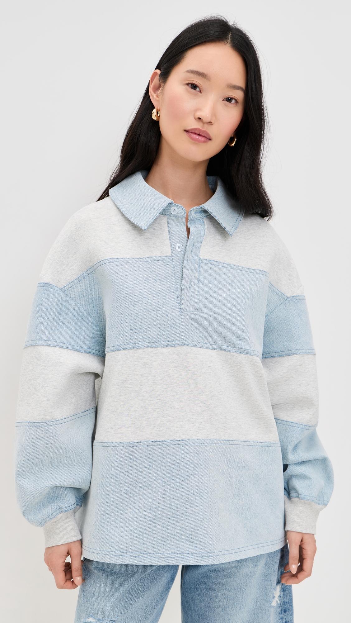 cher mixed media pullover