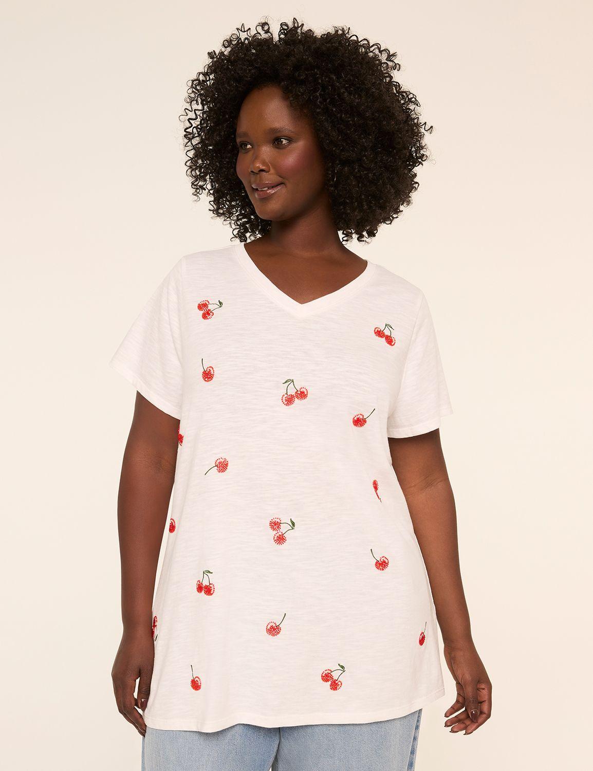 cherries graphic tee