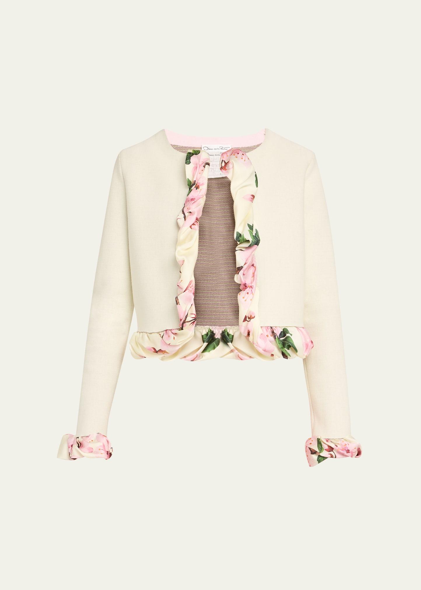 cherry blossom bubble twist cardigan