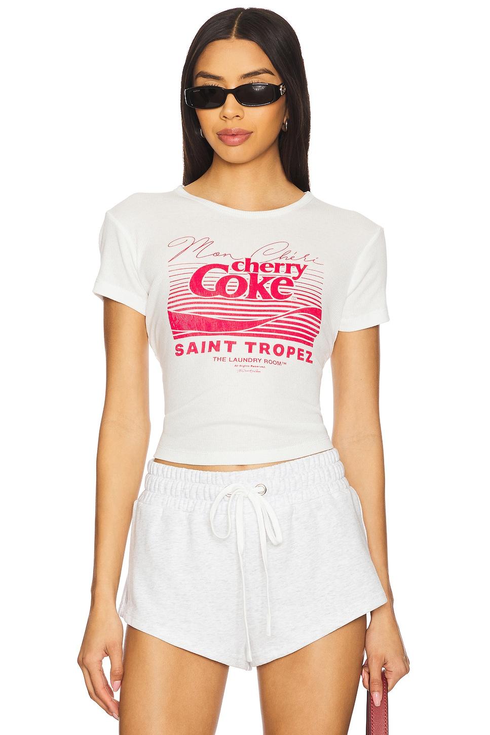 cherry coke saint tropez baby tee