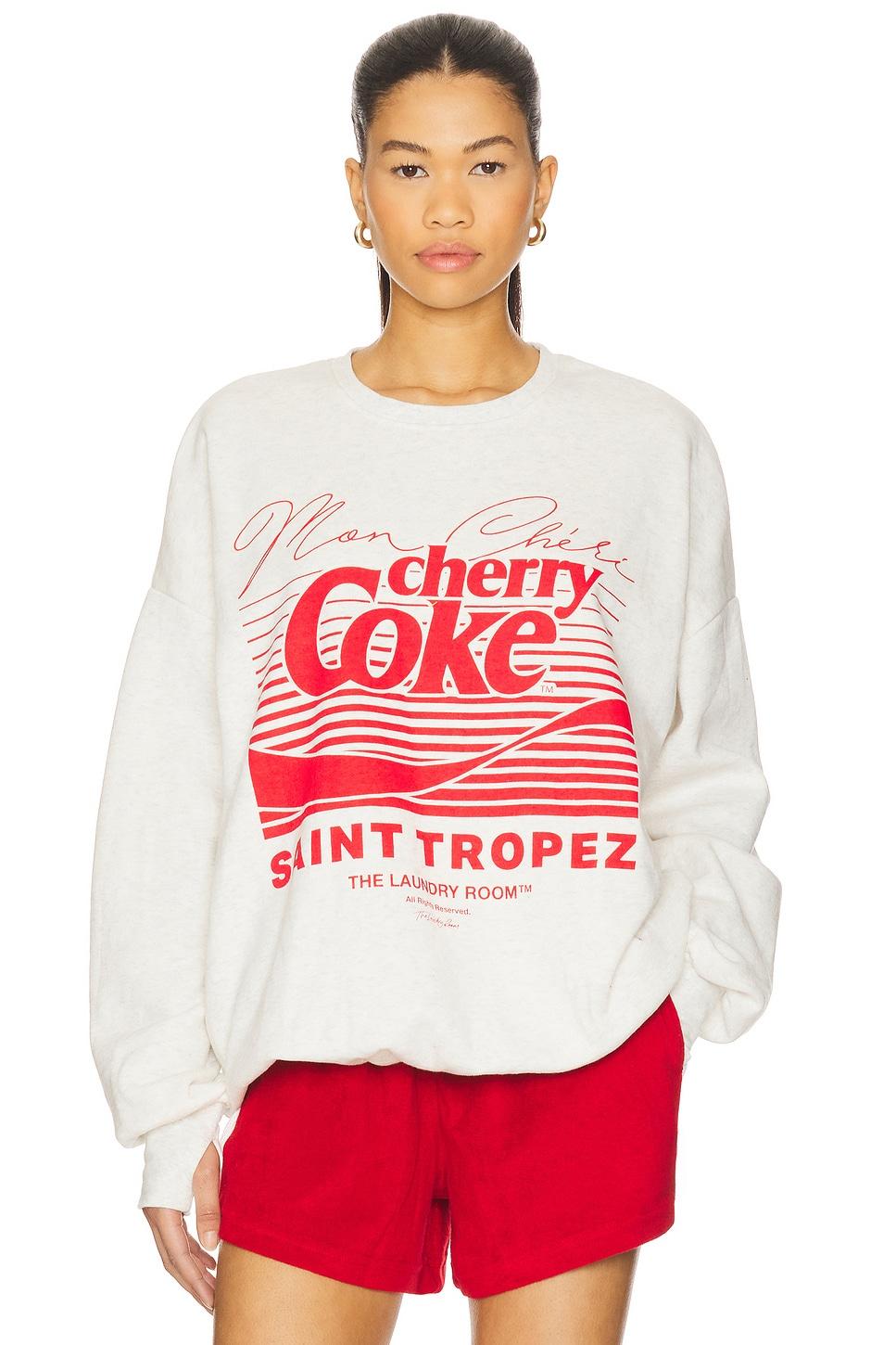 cherry coke saint tropez sweatshirt