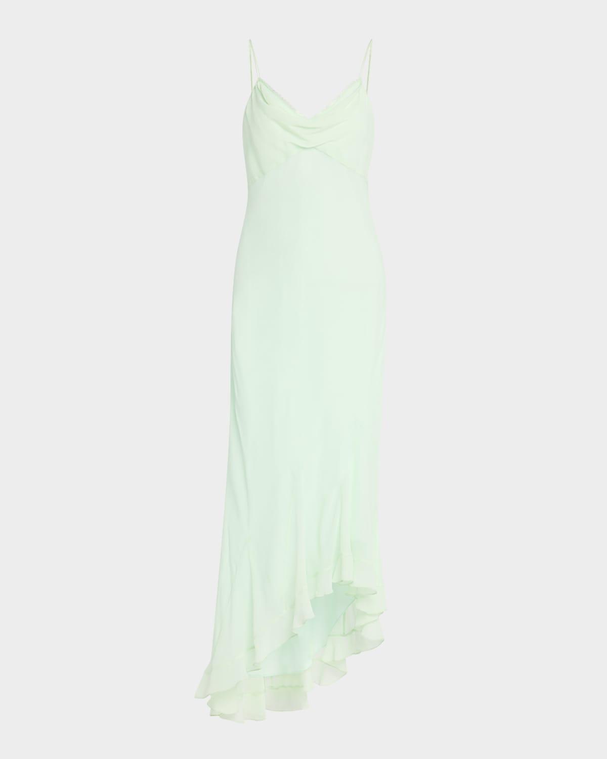 chesley high-low slip dress