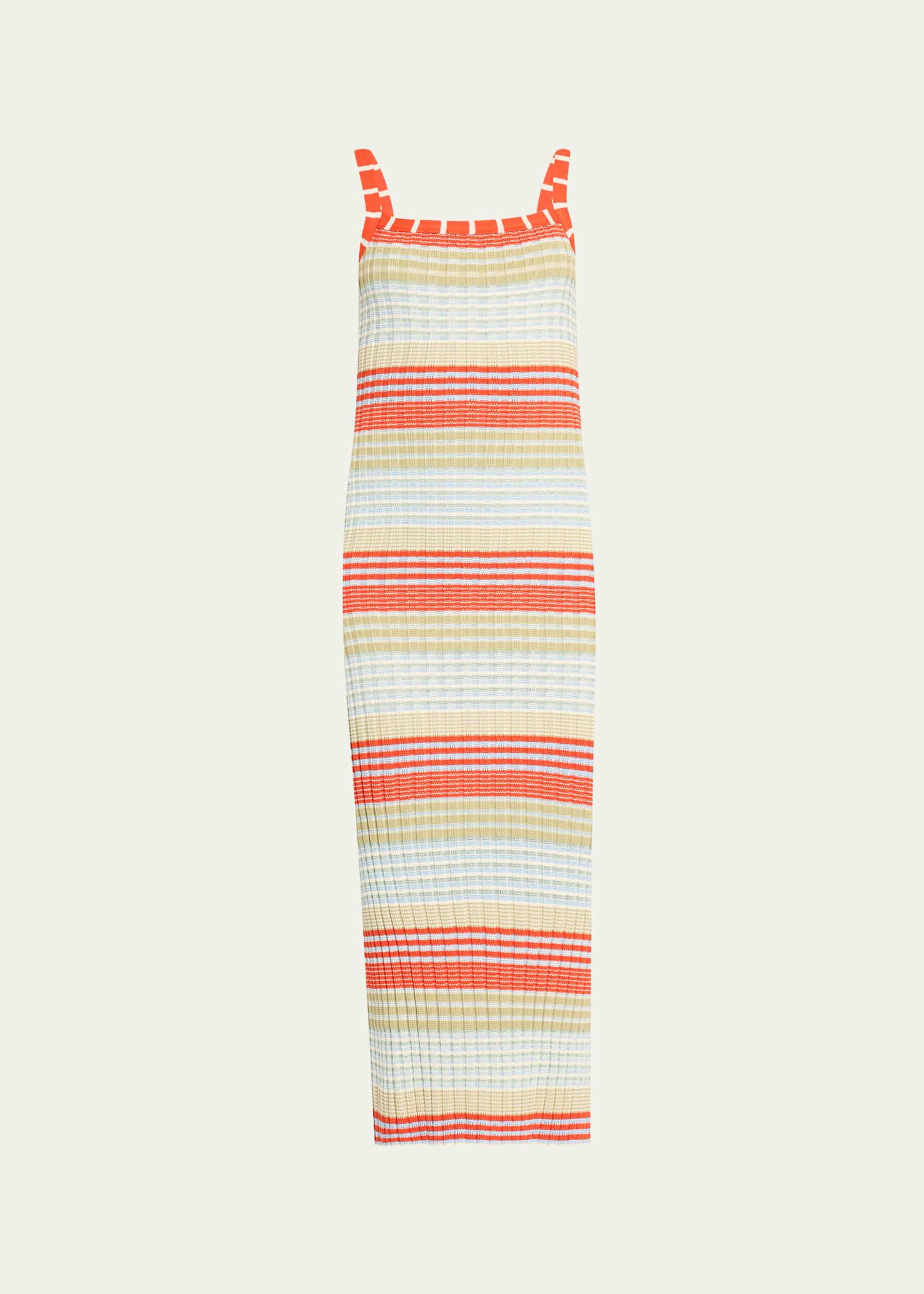 cheval striped midi dress