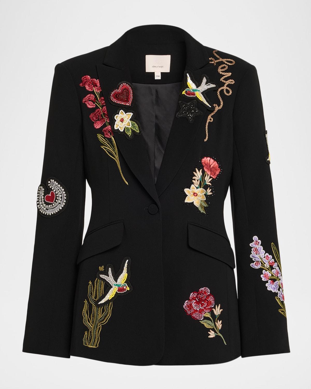 cheyenne embroidered western amour blazer