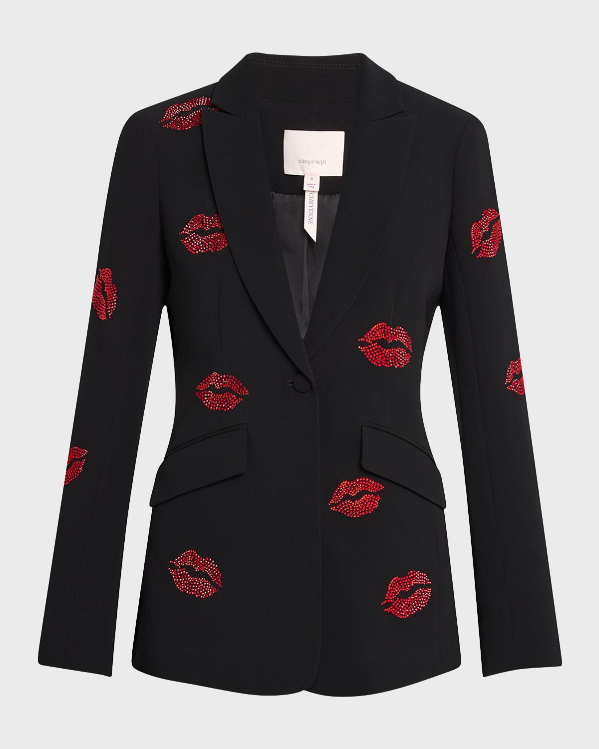 cheyenne kissing booth embellish blazer