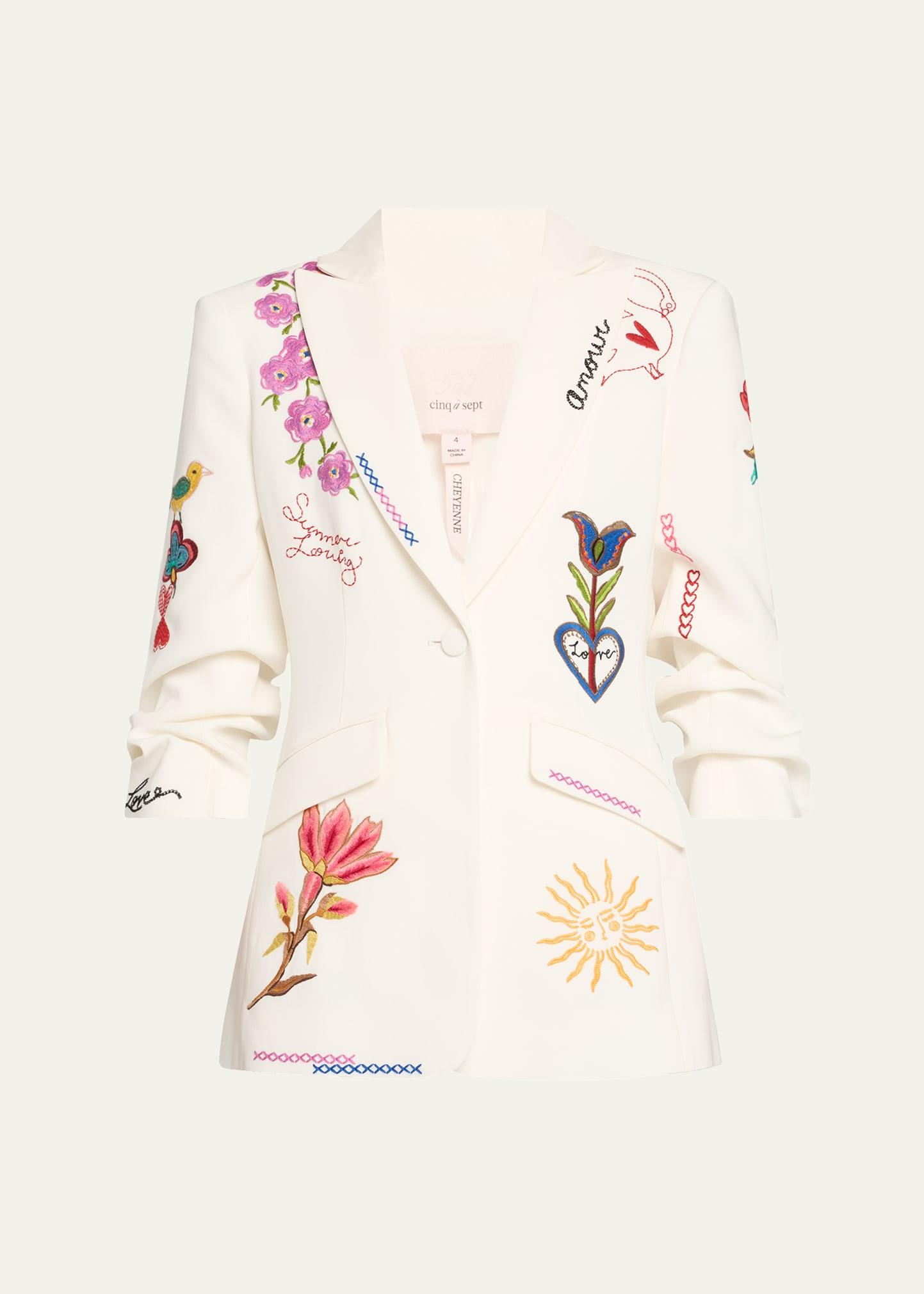 cheyenne scrunched summer love blazer