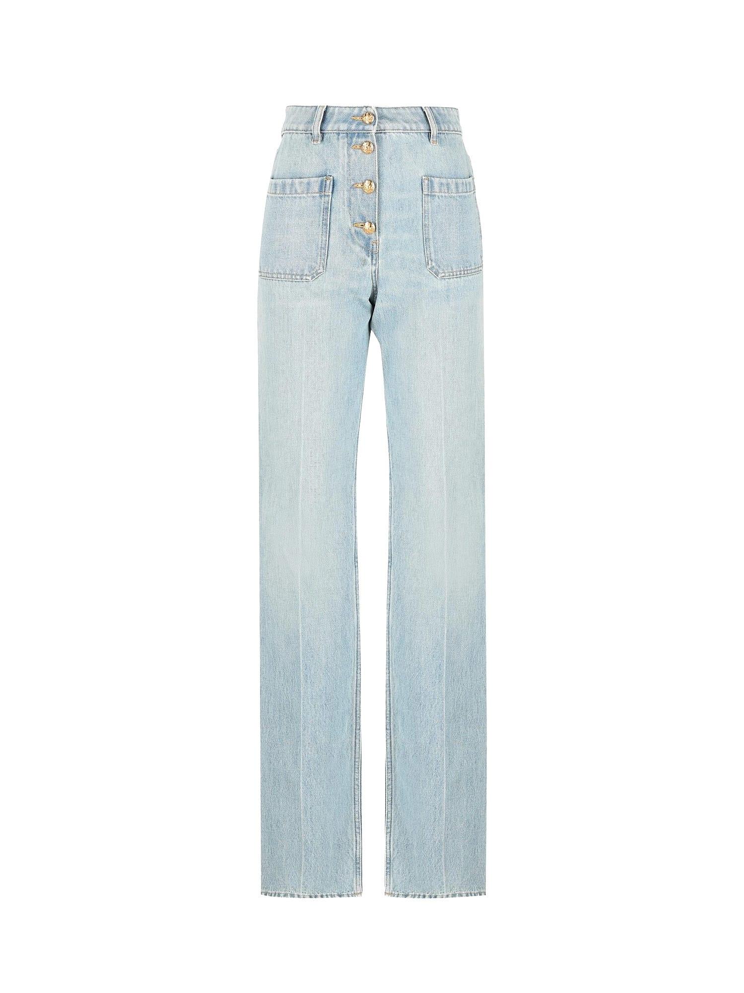 chez valentino cotton jeans