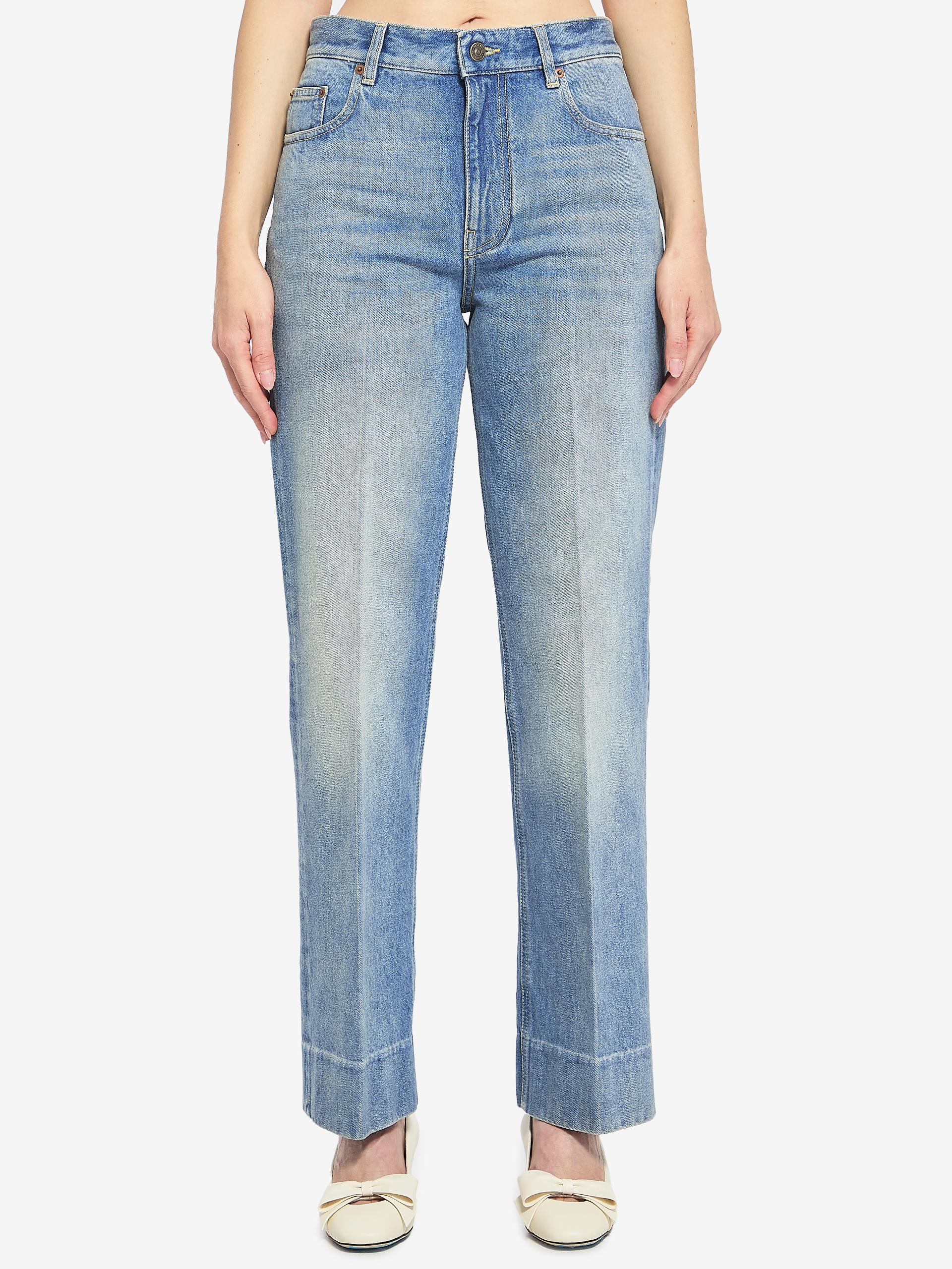 chez valentino denim pants