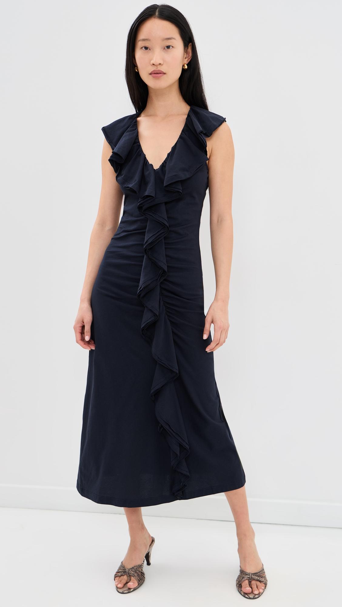 chiara cotton ruffle dress
