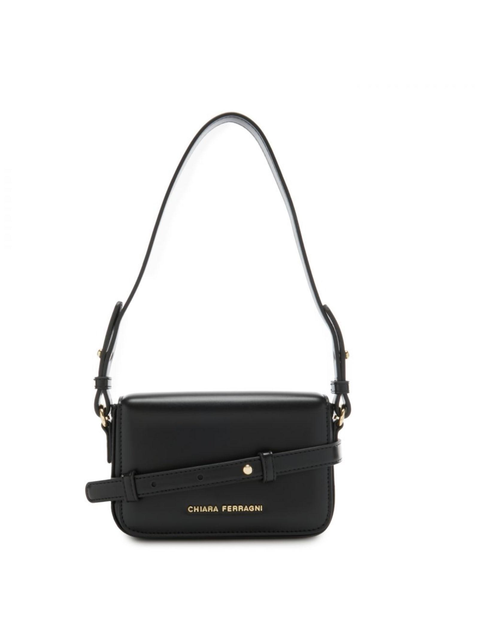 chiara ferragni black shoulder bag