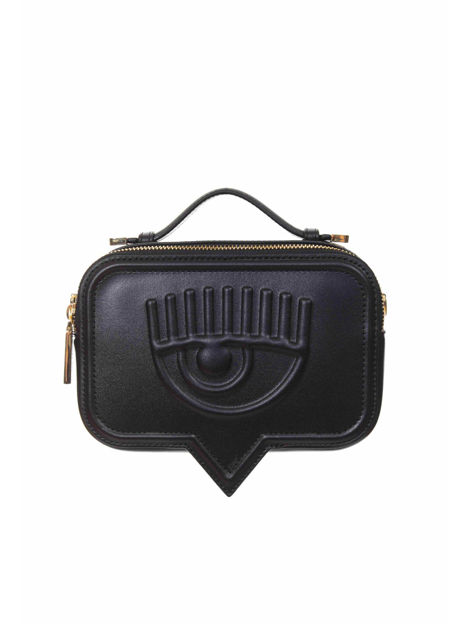 chiara ferragni black shoulder bag