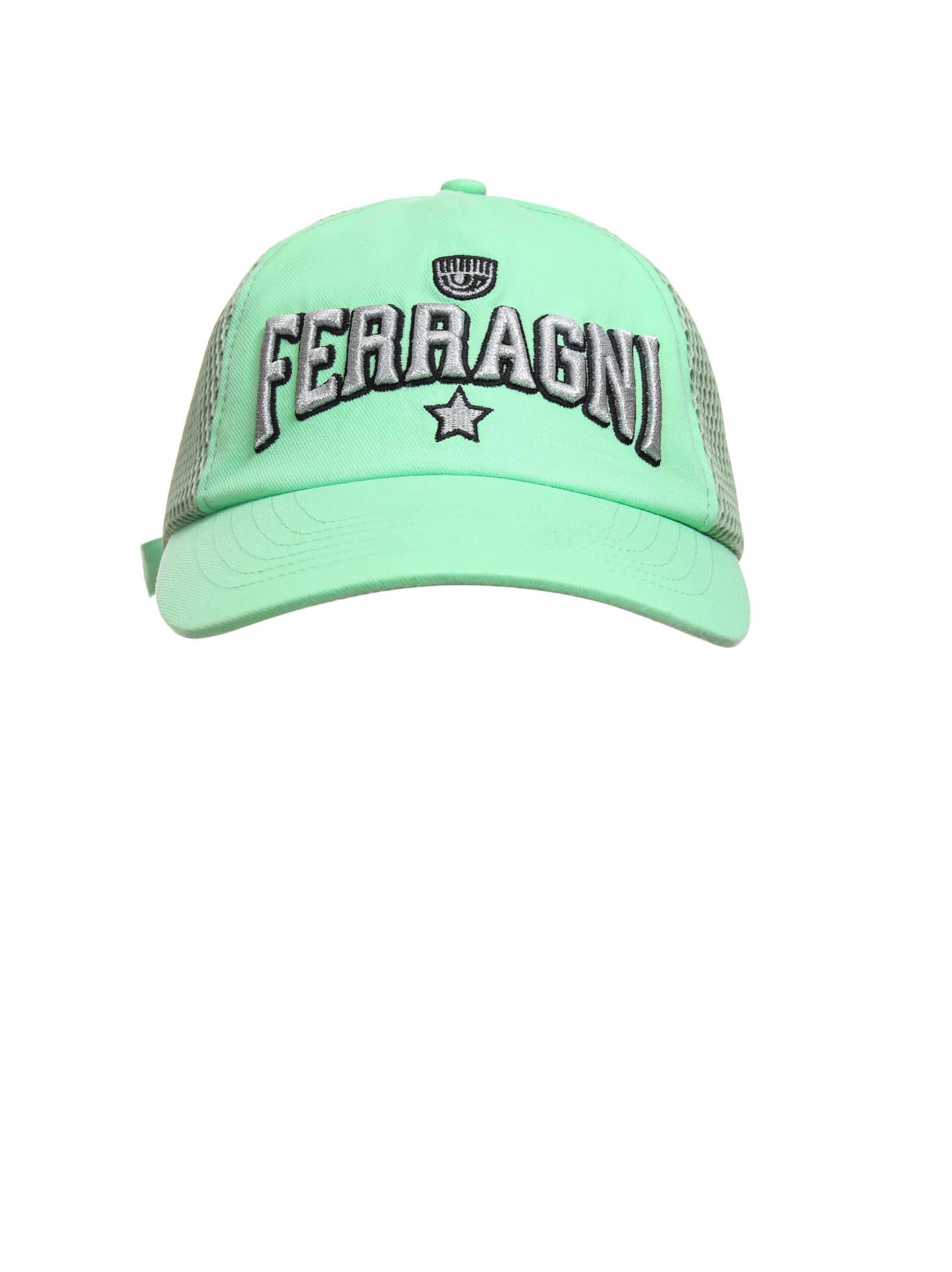 chiara ferragni green casual hat
