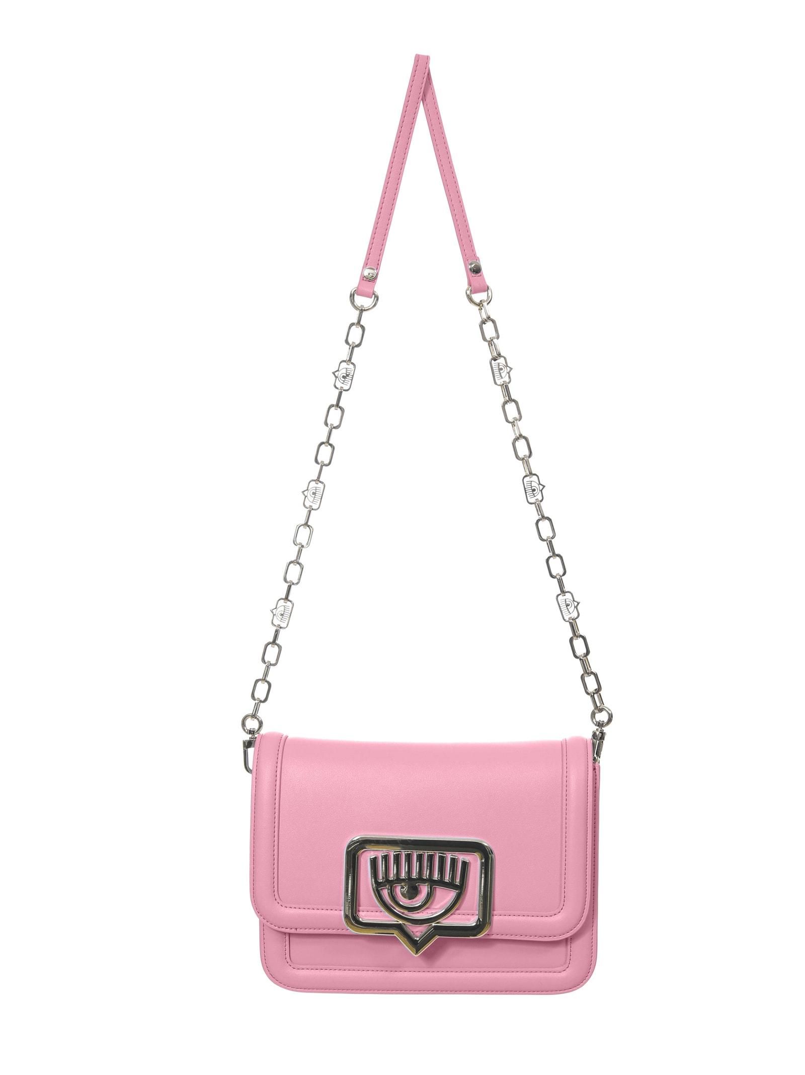 chiara ferragni pink shoulder bag