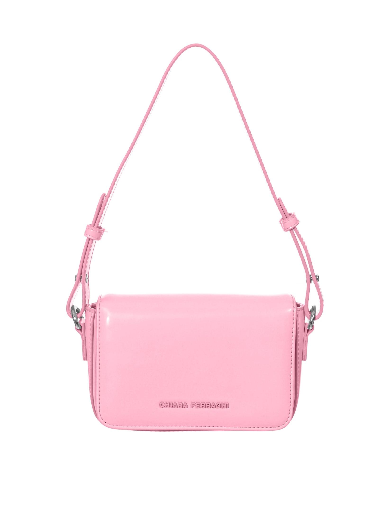chiara ferragni pink shoulder bag