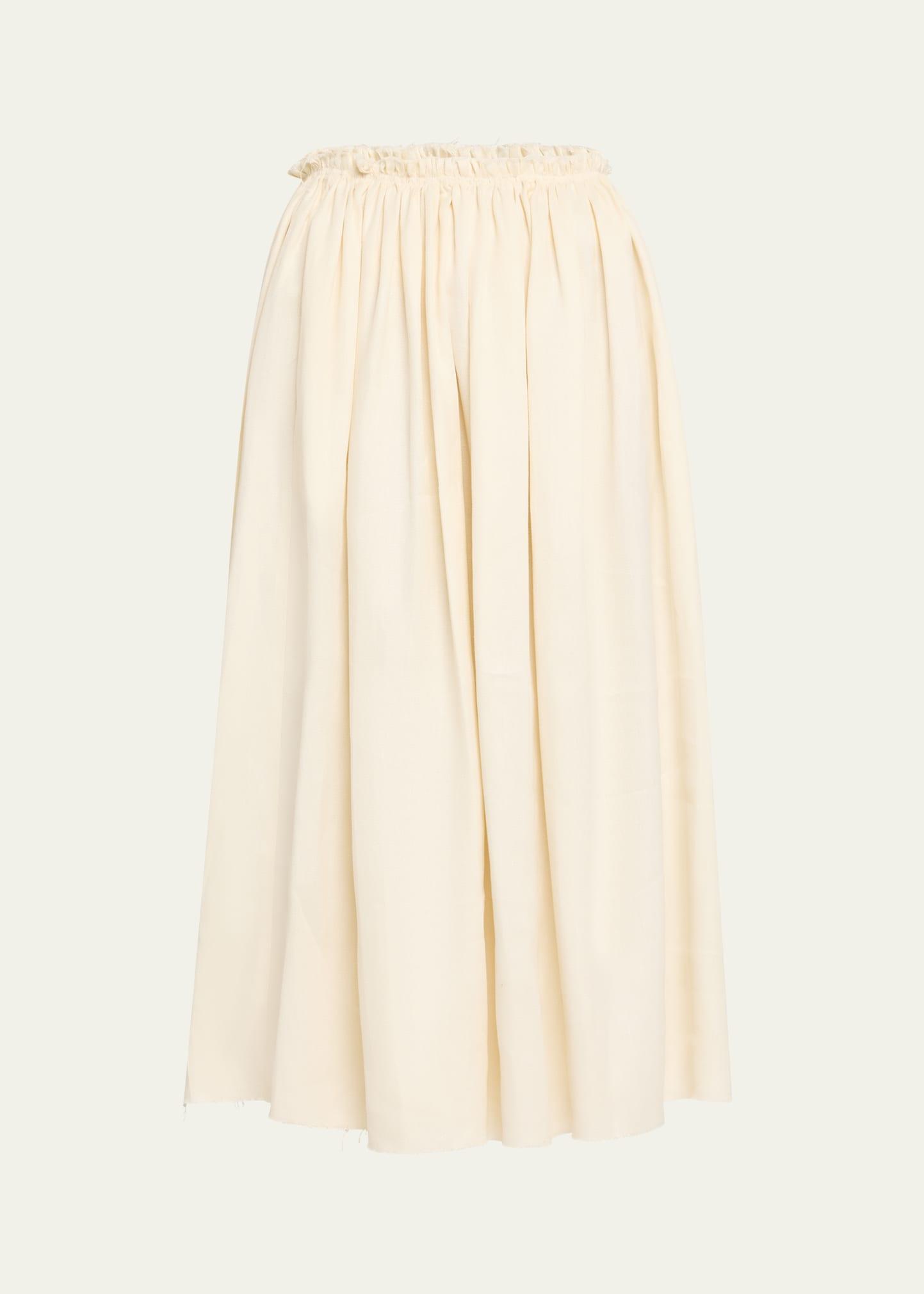 chiara linen maxi skirt