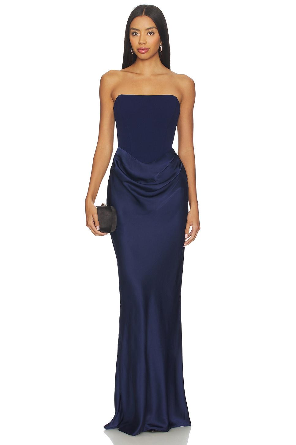 chiara strapless gown