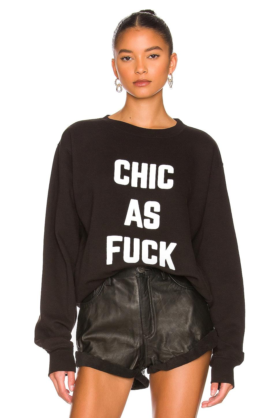 chic af crewneck sweatshirt