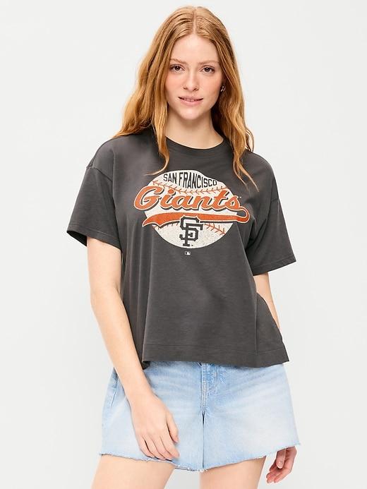 chicago cubs crew-neck t-shirt for women
