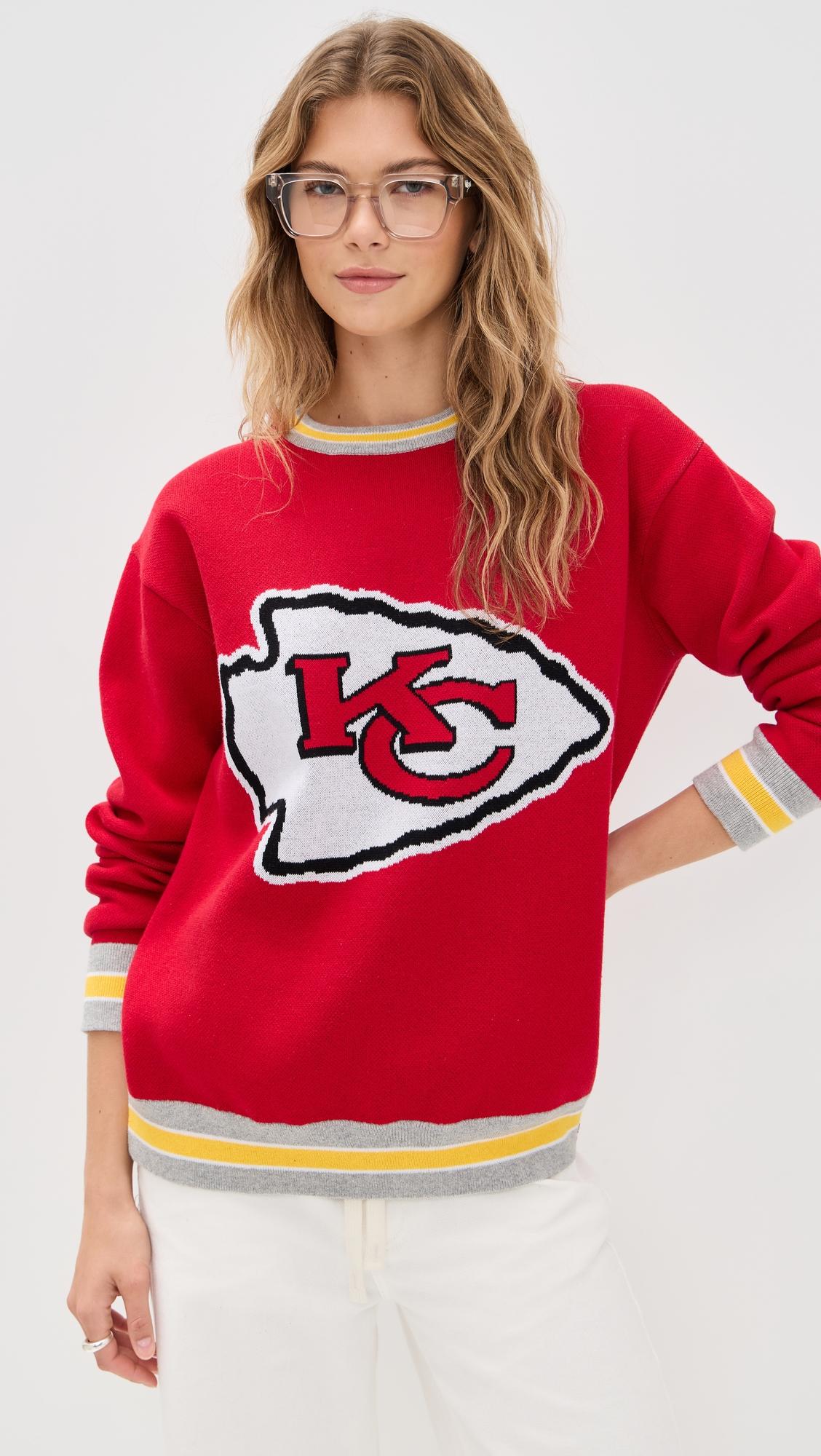 chiefs crew neck sweater