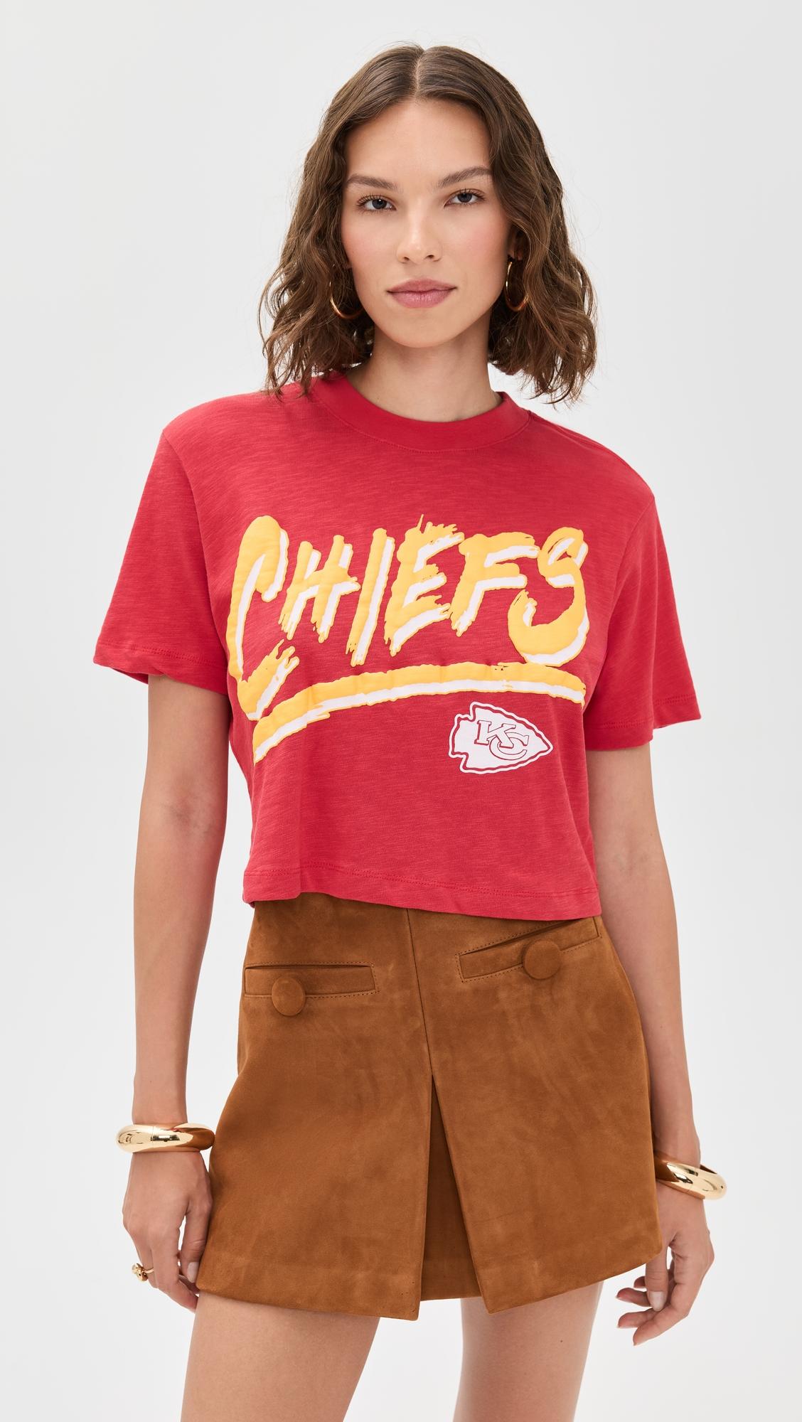 chiefs thrill mn crop tee