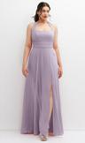 chiffon convertible maxi dress with multi-way tie straps
