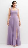chiffon convertible maxi dress with multi-way tie straps