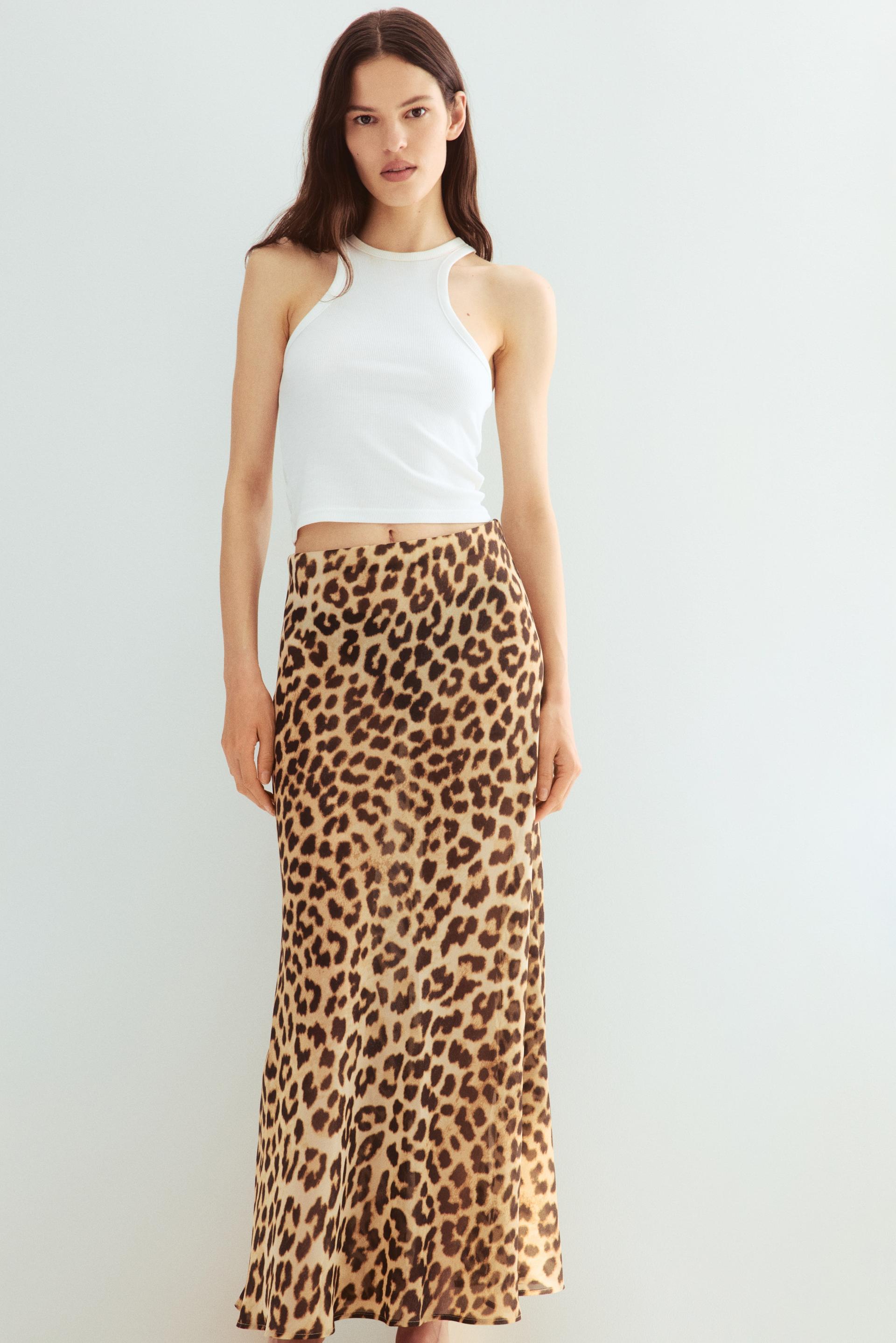chiffon maxi skirt